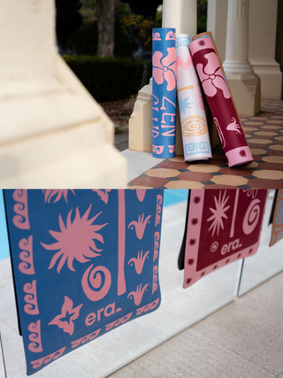 Calypso Yoga Mat Blue & Pink