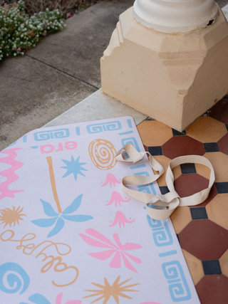 Yoga Mat Strap cream