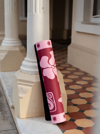 Calypso Zen Club Yoga Mat Pink & Red