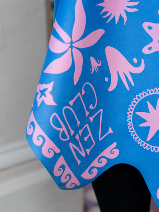 Reformer Mat Zen Club Blue and Pink