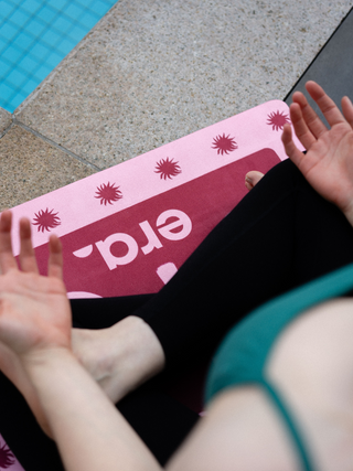 Calypso Zen Club Yoga Mat Pink & Red