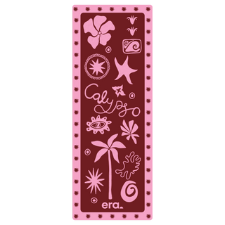 Calypso Zen Club Yoga Mat Pink & Red