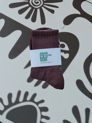 Grip Socks Pilates Chocolate Brown Alchemy