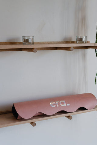 Wave Grip+ Peach Yoga & Pilates Mat - Emilia Rose Active