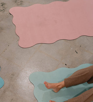 Wave Grip+ Peach Yoga & Pilates Mat - Emilia Rose Active