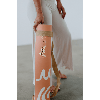 Peach Alchemy Super Grip Yoga Mat - Emilia Rose Art Eco Yoga Mats