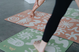 Peach Alchemy Super Grip Yoga Mat - Emilia Rose Art Eco Yoga Mats