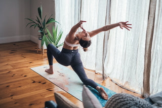 *PRE-ORDER* Whitsundays Eco Yoga Mat & Free Jute Strap - Emilia Rose Art Eco Yoga Mats