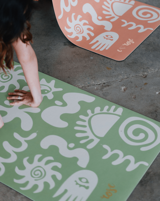 Sage Alchemy Super Grip Yoga Mat - Emilia Rose Art Eco Yoga Mats