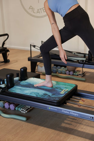 Sample Reformer Mat Turquoise Clouds - Emilia Rose Active