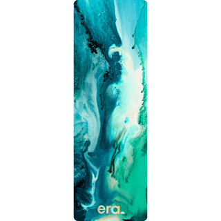 Turquoise Clouds Grip+ Yoga & Pilates Mat - Emilia Rose Active