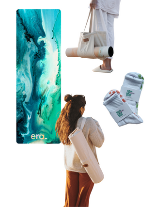 Yoga Pack - Yoga Mat, Yoga Bag, Grip Socks