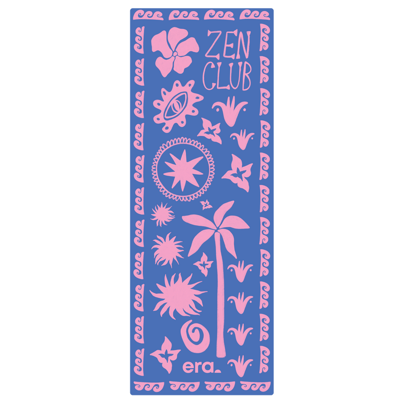 Calypso Yoga Mat Blue & Pink