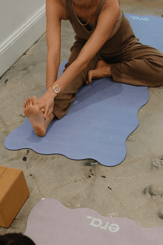 Sample Wave Grip+ Lilac Yoga & Pilates Mat - Emilia Rose Active