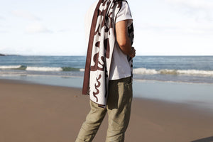 Sample Beach & Yoga Towel Chocolate - Emilia Rose Active