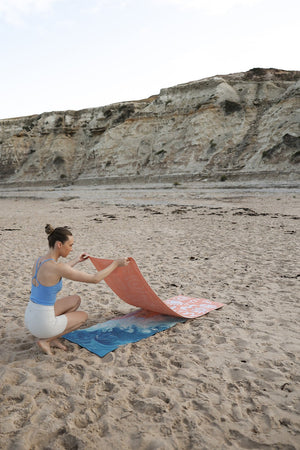 Sample Beach & Yoga Towel Peach - Emilia Rose Active