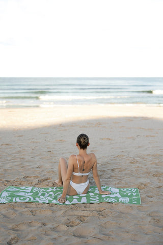 Sample Beach & Yoga Towel Sage - Emilia Rose Active