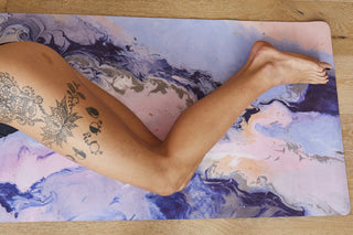 TRANQUILITY ECO YOGA MAT & FREE JUTE STRAP - Emilia Rose Art Eco Yoga Mats